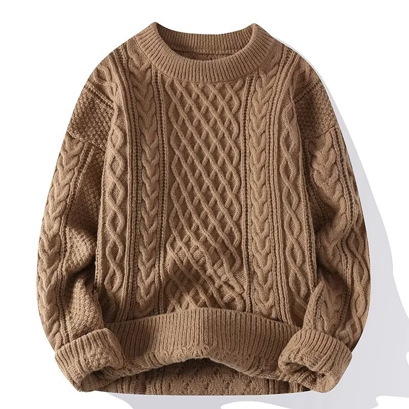 DANA | TEXTURED CREWNECK SWEATER