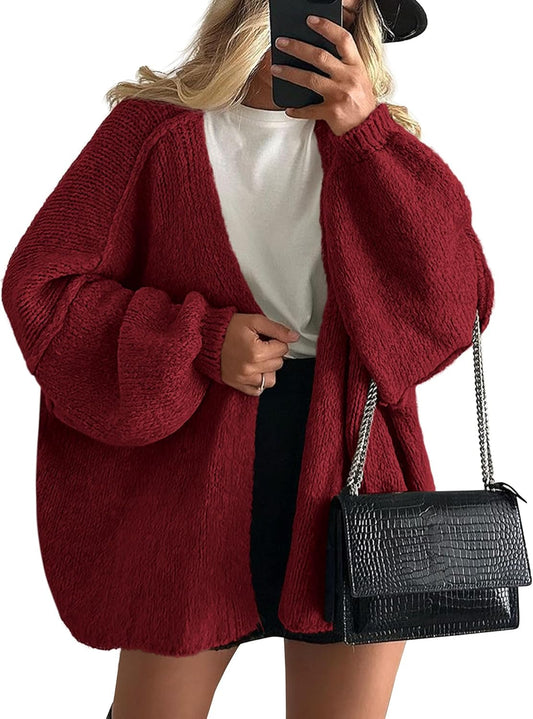 NANCY | SPRING LOOSE KNIT CARDIGAN