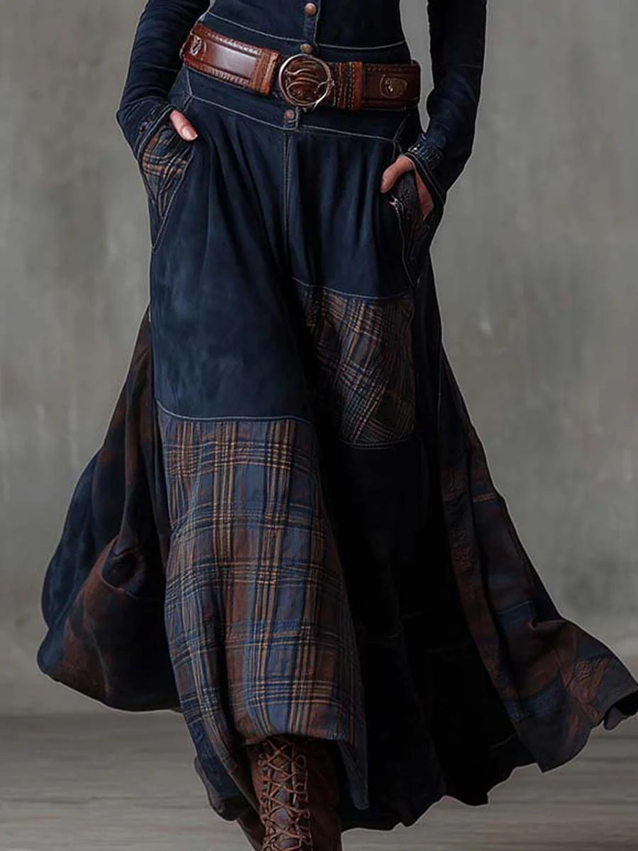 NADIA | MAXI SUEDE DRESS