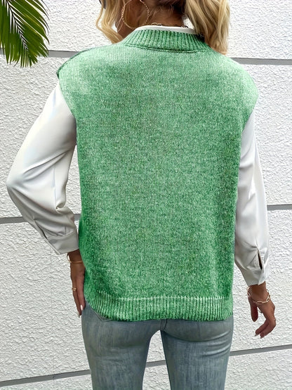 DAISY | V-NECK KNIT VEST