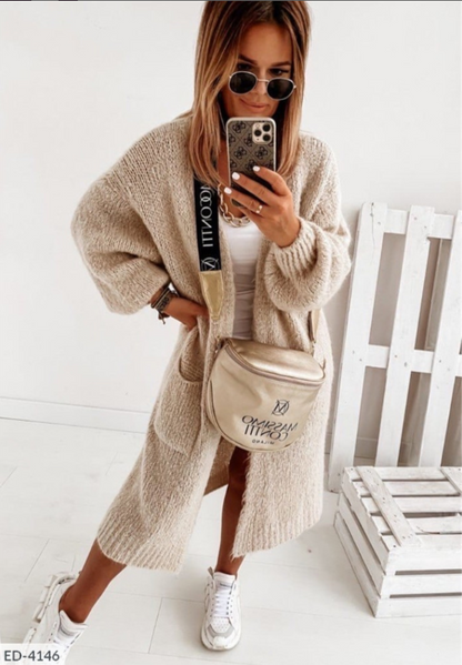 DEMI | OVERSIZED KNIT CARDIGAN
