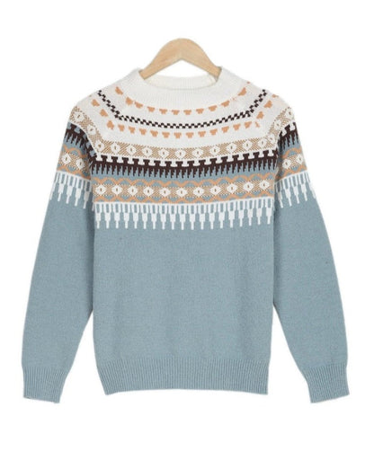 MAYA | SPRING PATTERN SWEATER