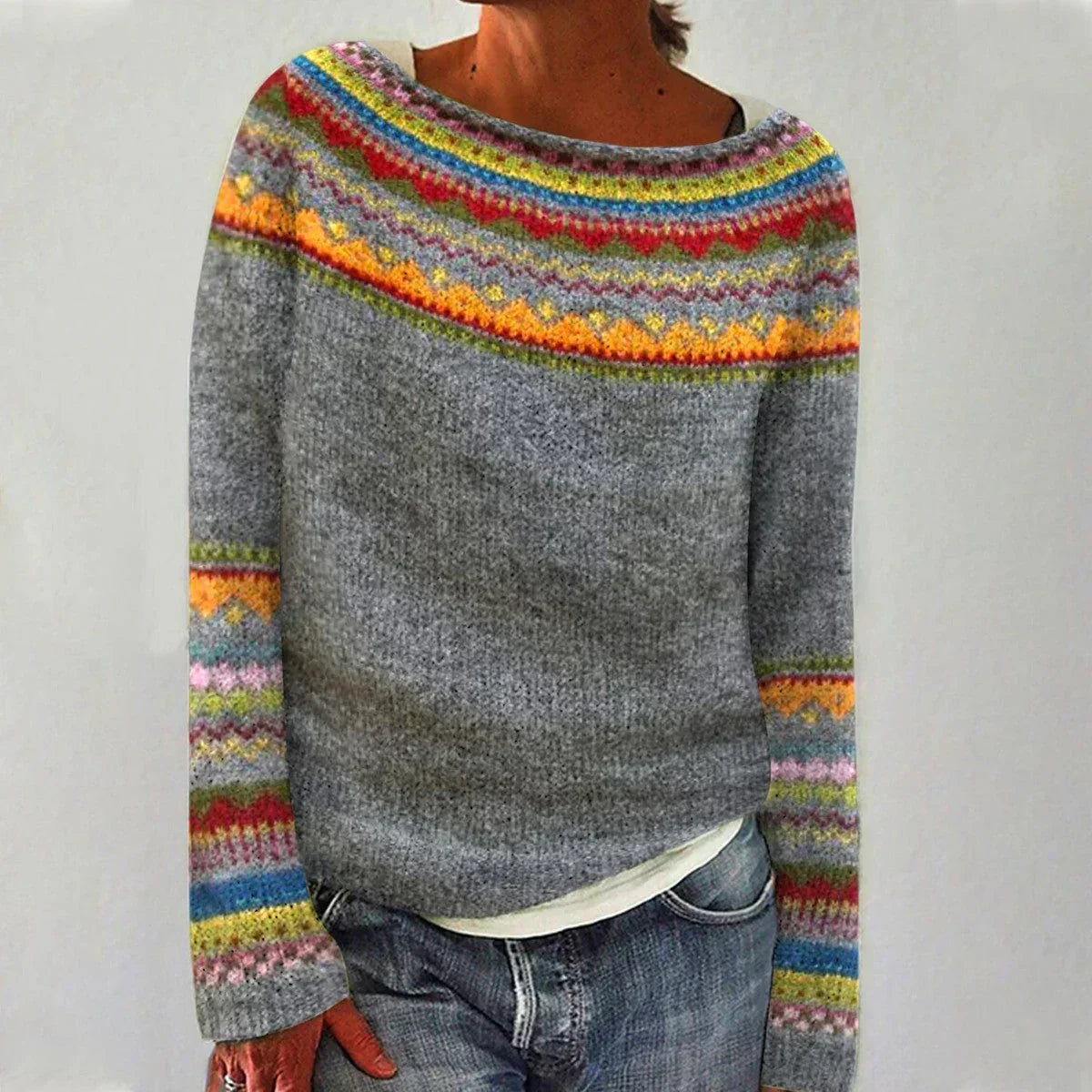 BELLA | FAIR ISLE SWEATER