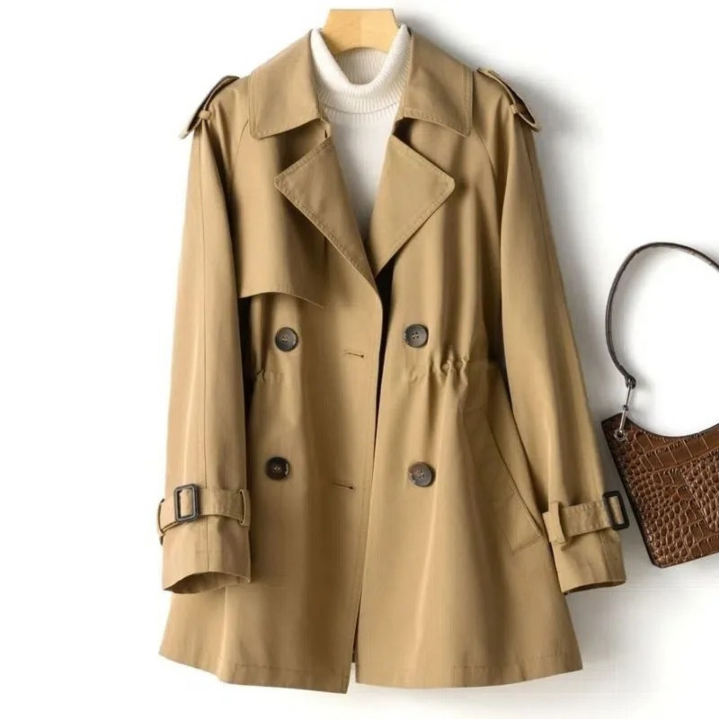 JULIA | DOUBLE-BREASTED TRENCH COAT