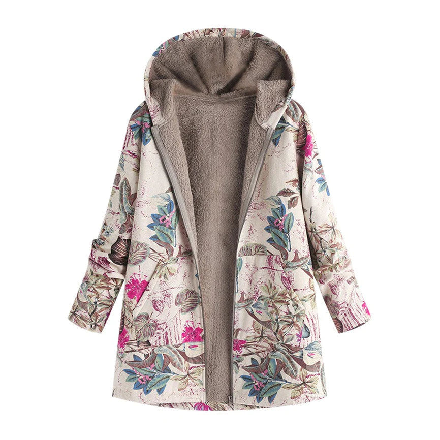 CASEY | FLORAL WINTER COAT