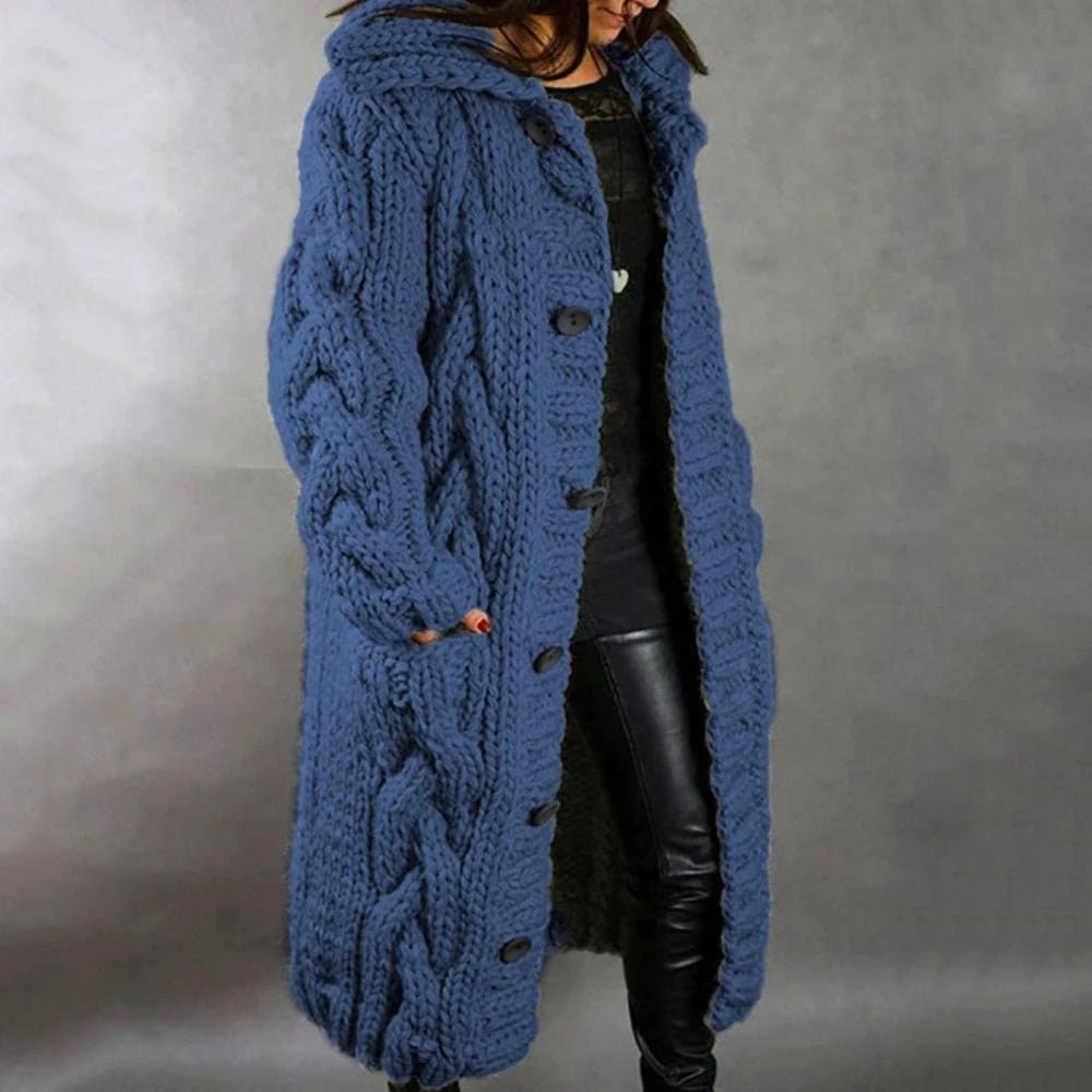 DIANA | OVERSIZED CABLE KNIT CARDIGAN