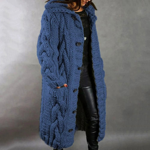 DIANA | OVERSIZED CABLE KNIT CARDIGAN