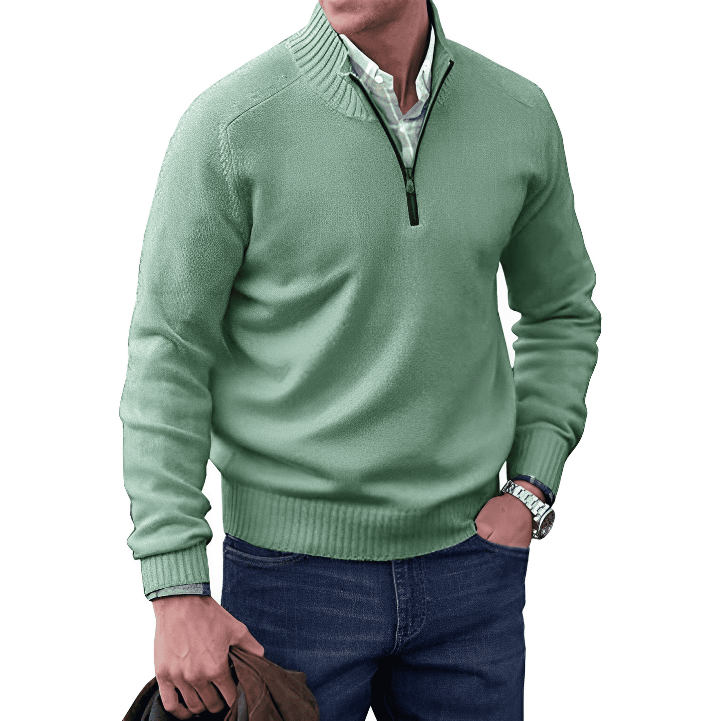 ANDREW | CASUAL ZIP SWEATER
