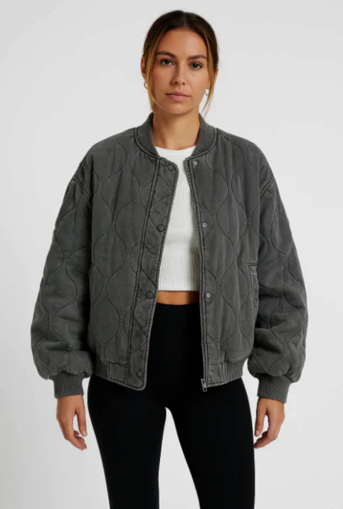DAISY | QUILTED BOMBER JACKET