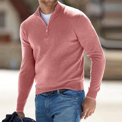 ADAM | ZIP NECK SWEATER
