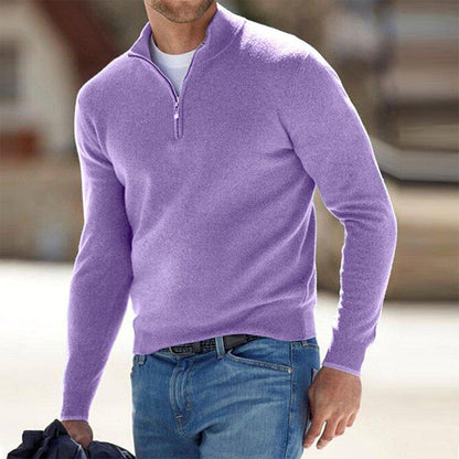 ADAM | ZIP NECK SWEATER