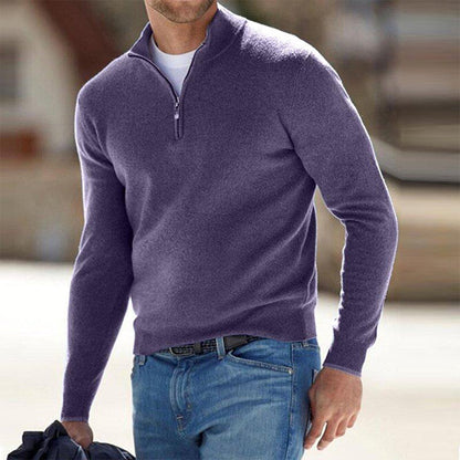 ADAM | ZIP NECK SWEATER