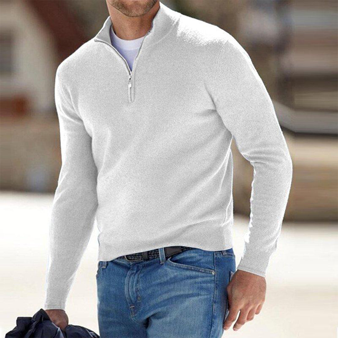 ADAM | ZIP NECK SWEATER