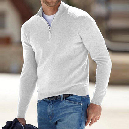 ADAM | ZIP NECK SWEATER