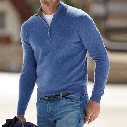 ADAM | ZIP NECK SWEATER