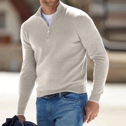 ADAM | ZIP NECK SWEATER
