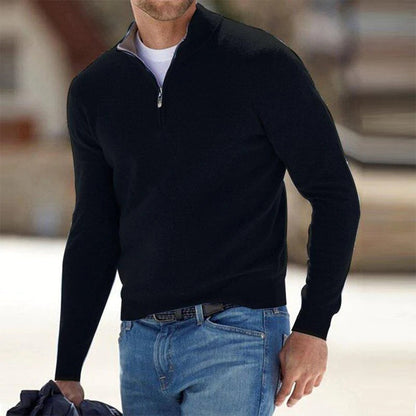 ADAM | ZIP NECK SWEATER
