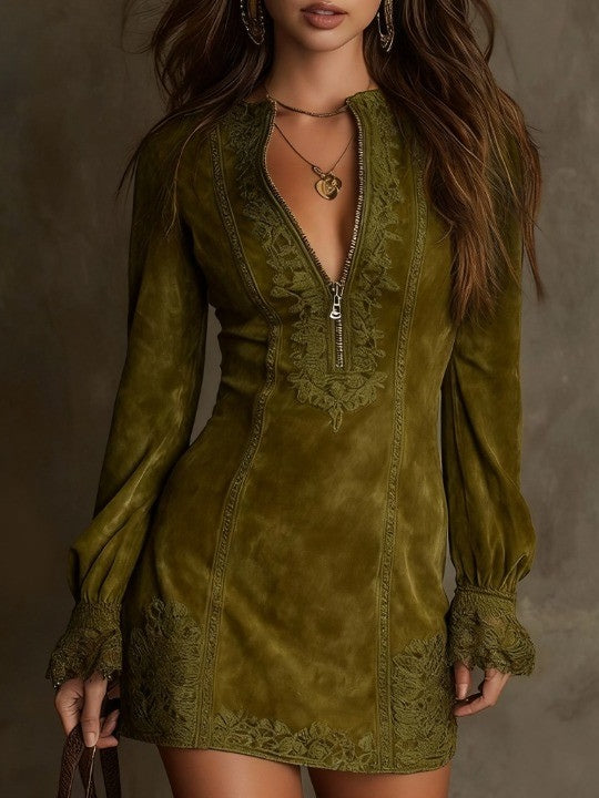 AZULENA | VINTAGE LACE DRESS