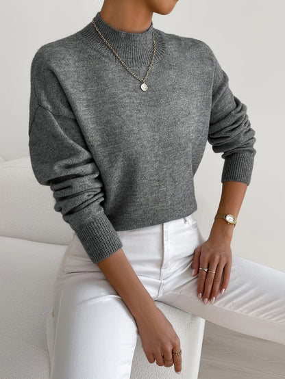 EMILY | MOCK NECK SWEATER