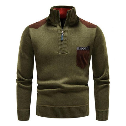 ALEXANDER | ZIP SWEATER WITH POCKET