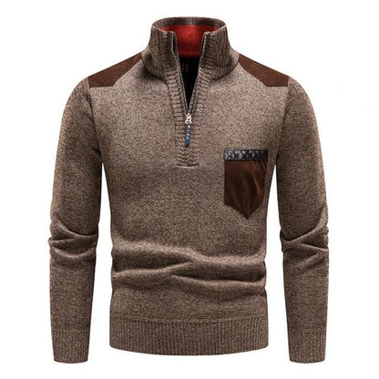 ALEXANDER | ZIP SWEATER WITH POCKET