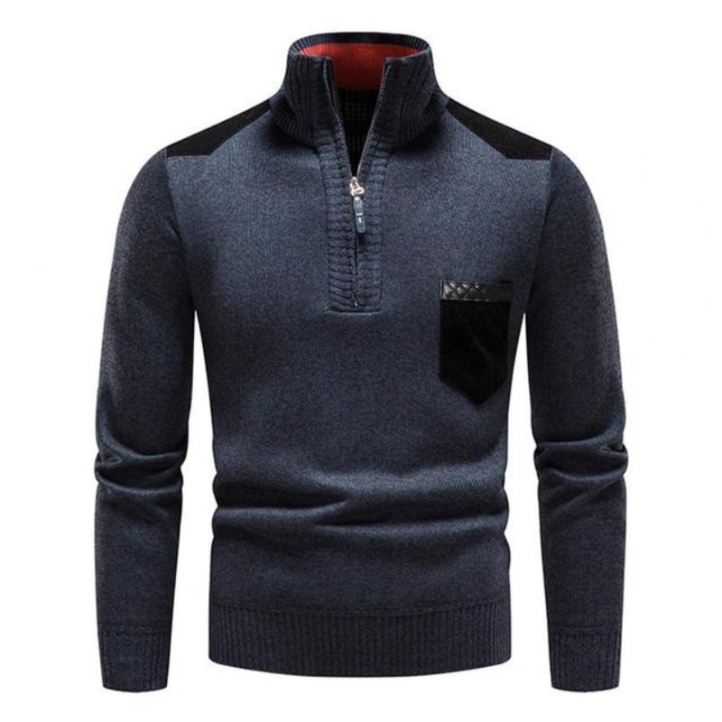 ALEXANDER | ZIP SWEATER WITH POCKET