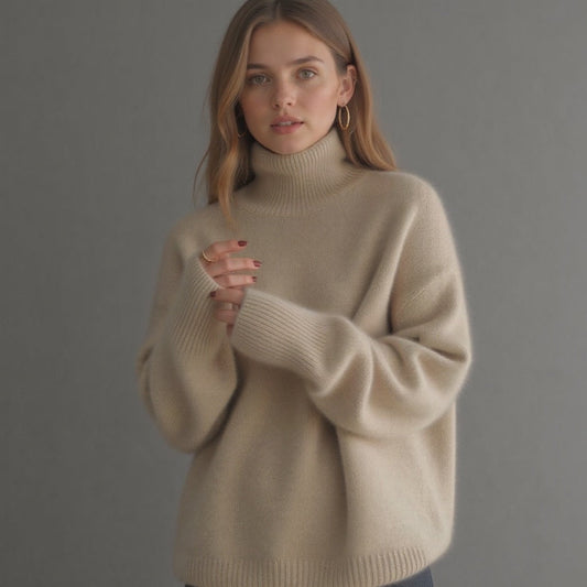 OLIVIA | OVERSIZED TURTLENECK SWEATER