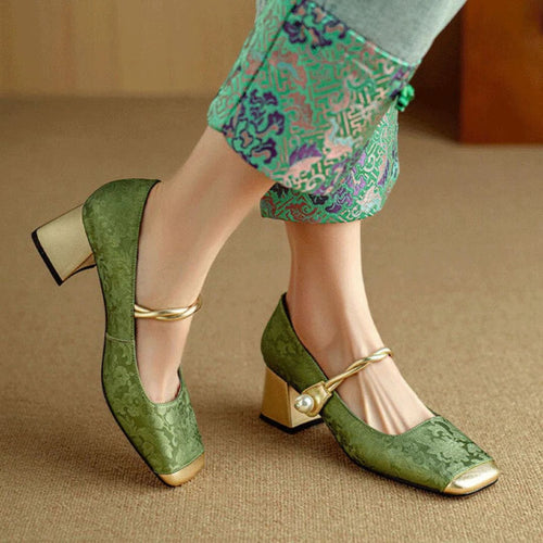 ISABEL | GOLD HEELS