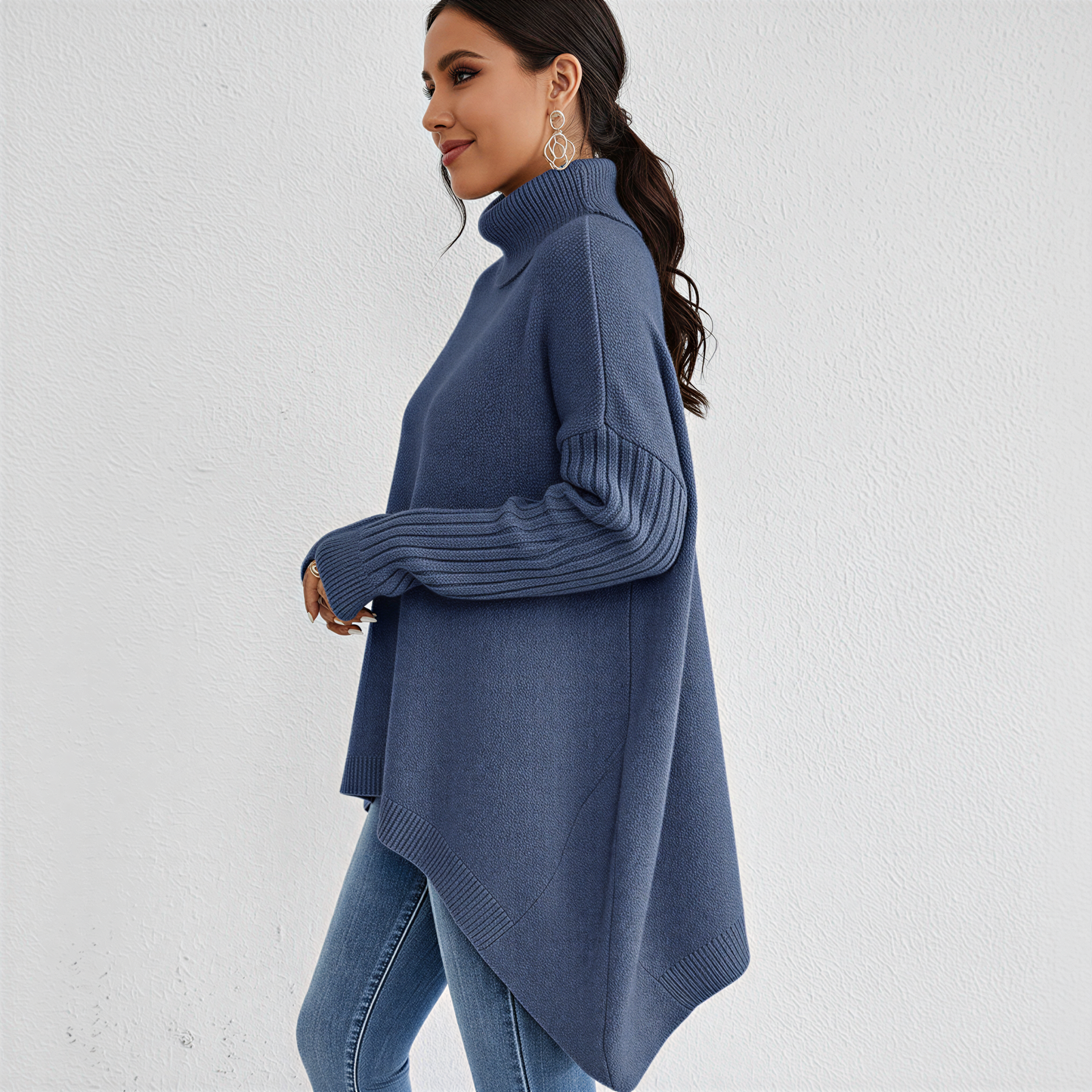 ALICE | OVERSIZED TURTLENECK SWEATER